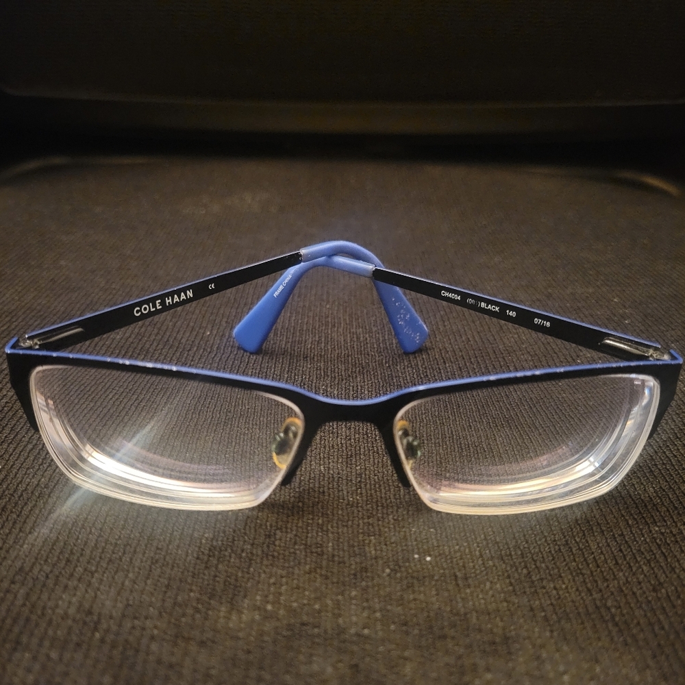 COLE HAAN - CH4004 - Eyeglasses Rectangular Frames - 55-17-140 - Half Rim - Used